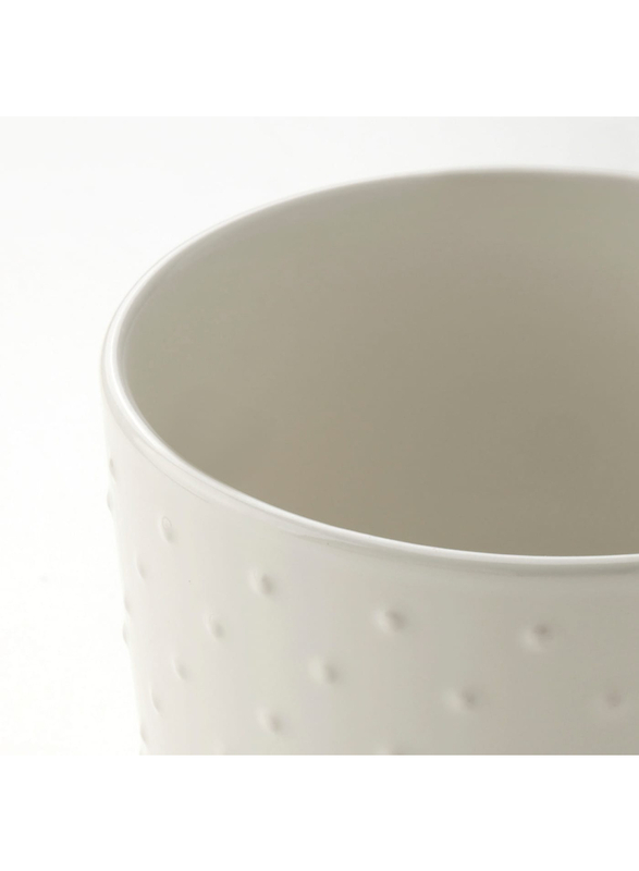 Plant pot, in/outdoor off-white, 12 cm