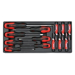 YATO Drawer Insert With Screwdrivers Set 13pcs YT-55448