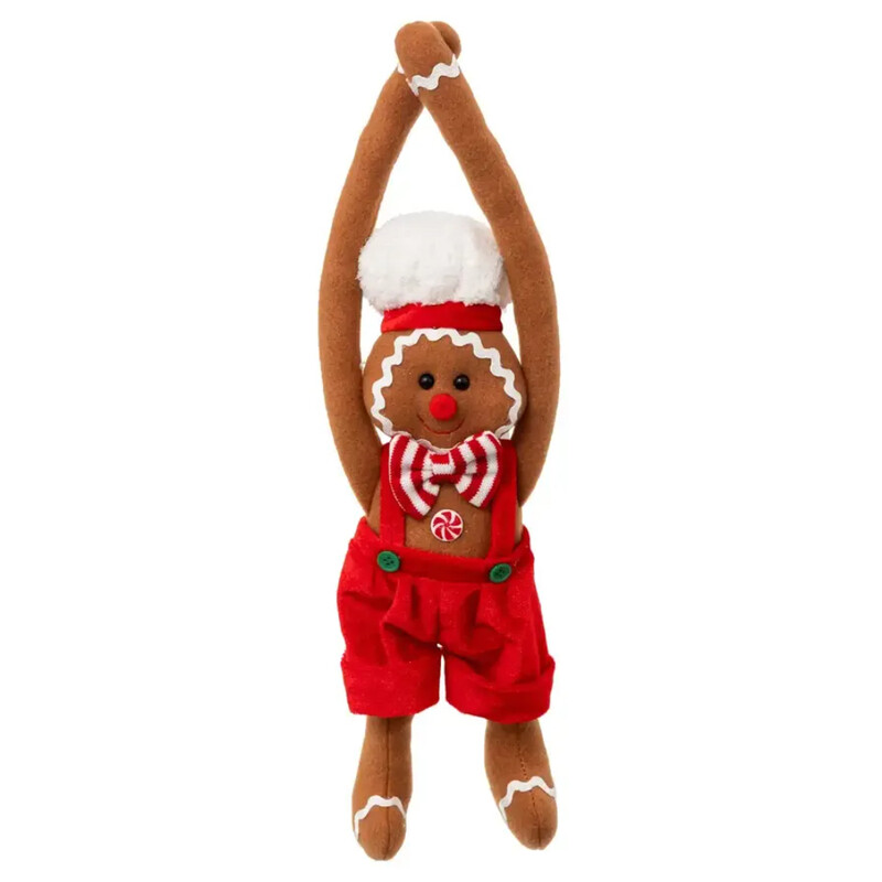 

Generic Christmas Atmosphera Hanging Gingerbread Man Decor(44 cm)