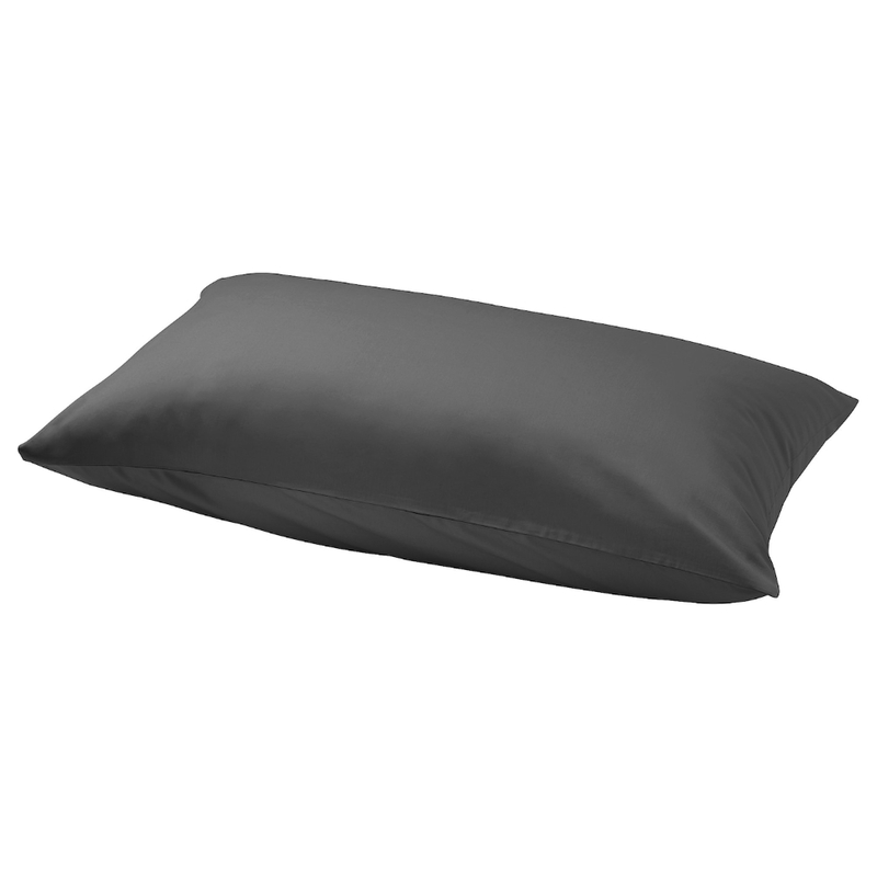 Pillowcase Very Soft And Pleasant To Sleep Dark Grey 50X80cm