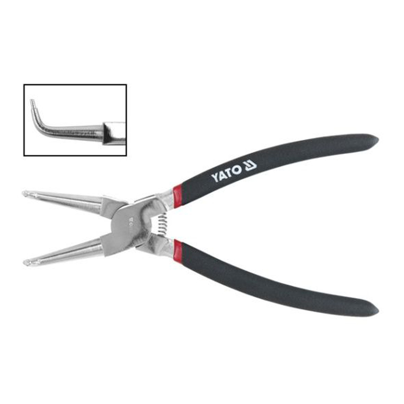 YATO Circlip Pliers Internal Bent 200Mm Cr-V YT-2147