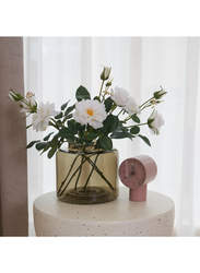 Artificial flower, in/outdoor/Rose white, 65 cm