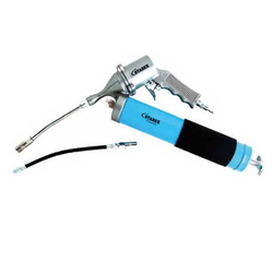 Grease Gun Air Operated 400CC, 3500-6300PSI with Rubber Cover Blue/Grey Starex