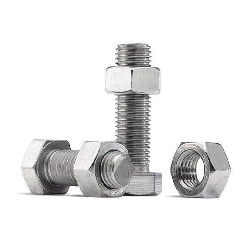 Bolt + Nut G I Hex Head 10mmx20mm - 10pcs