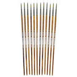 Artmate Artist Brushes Round 4 Size, Set Of 12 Pieces - Jiabsx101r-4