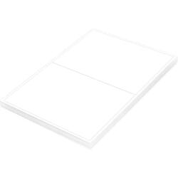 FIS A4 Multipurpose Laser Printer Labels White, Size 199.6x143.5mm (100 Sheet x 2 Stickers) - FSLA2-2-100