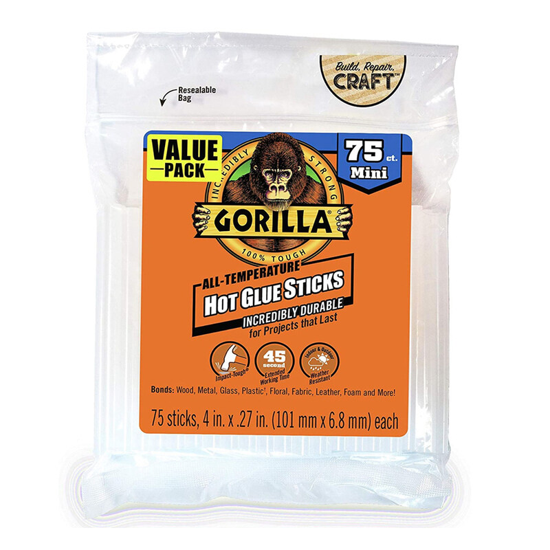 

Glue Sticks 101mm x 6.8mm 75pcs 3027502 Gorilla