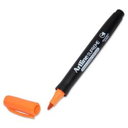 Arline Supreme Permanent Marker, Pack of 12, Glow Orange - ARMKEPF-700UVGOR