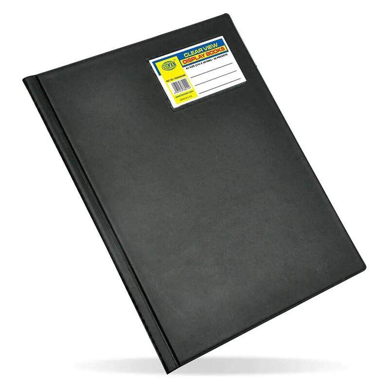 

Generic FIS Display Book 36-Pockets A4, Black - FSDA36A4BK