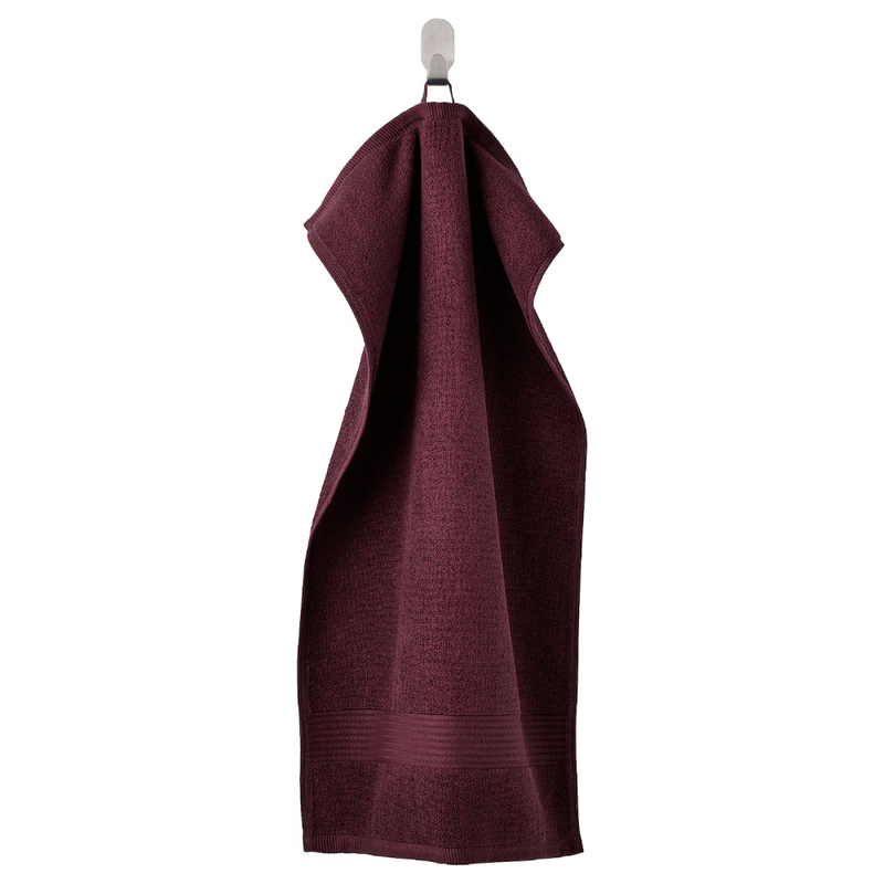 FREDRIKSJON Hand towel, deep red, 40x70 cm