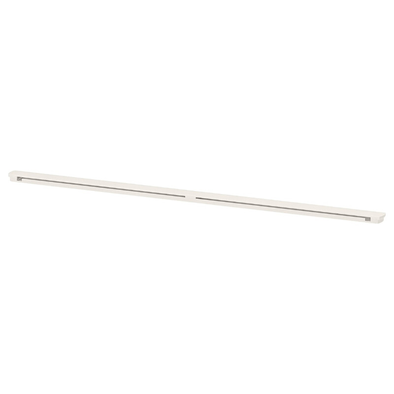 

Generic Rail For Hooks Simply Attach The Rail Under Any Shelf White 57cm