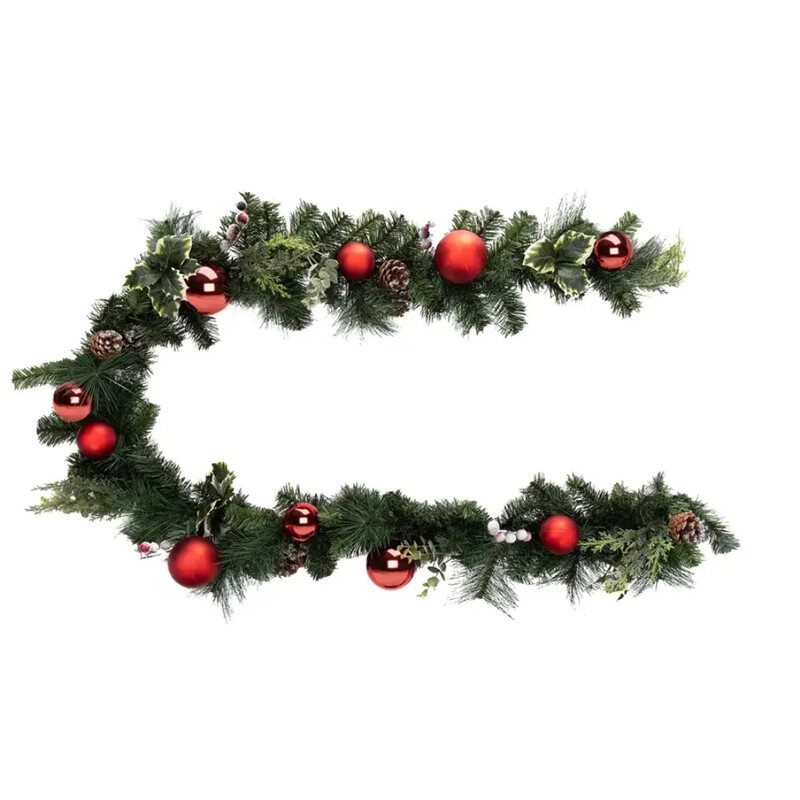 

Generic Christmas Atmosphera Red Decoration Garland (200 cm)