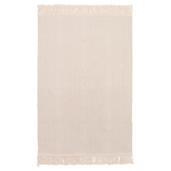 Rug Flatwoven Unbleached 55X85cm