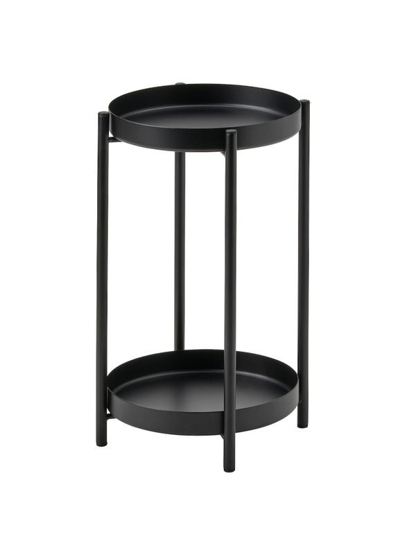 Plant stand, in/outdoor black, 35 cm