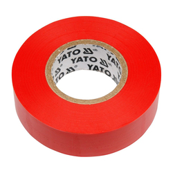 YATO Insulation Tape 19mmx10M Red color YT-8166