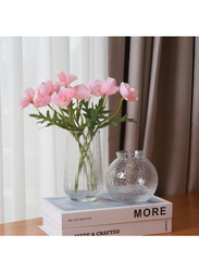 Artificial flower, in/outdoor/Poppy pink, 27 cm