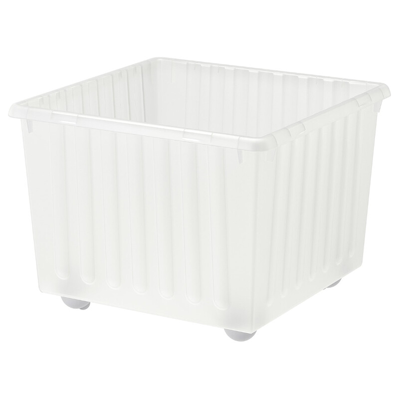 

Generic Storage Crate With Castors White 39X39cm