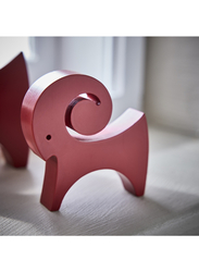 Decoration set of 2, goat red