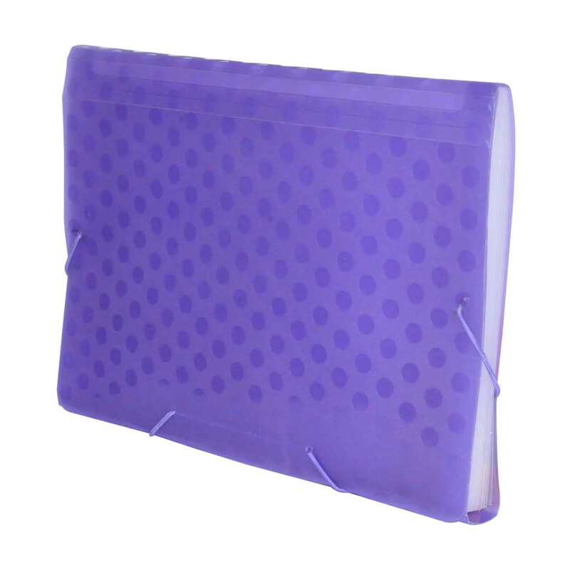 

Generic FIS Expanding Files 13 Pockets Purple Color, A4 (210 x 297 mm) Size - FSPG1302PU