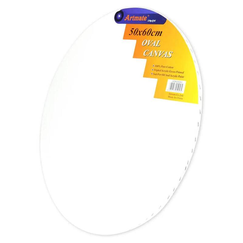 Artmate Oval shape Canvases, 50x60cm Size - JIGN05060