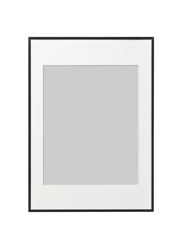 Frame, black, 50x70 cm