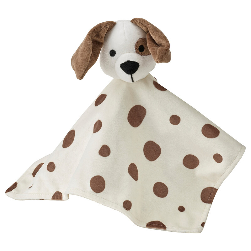 

Generic Comfort Blanket With Soft Toy Puppy-Shaped White/Brown 30X30cm