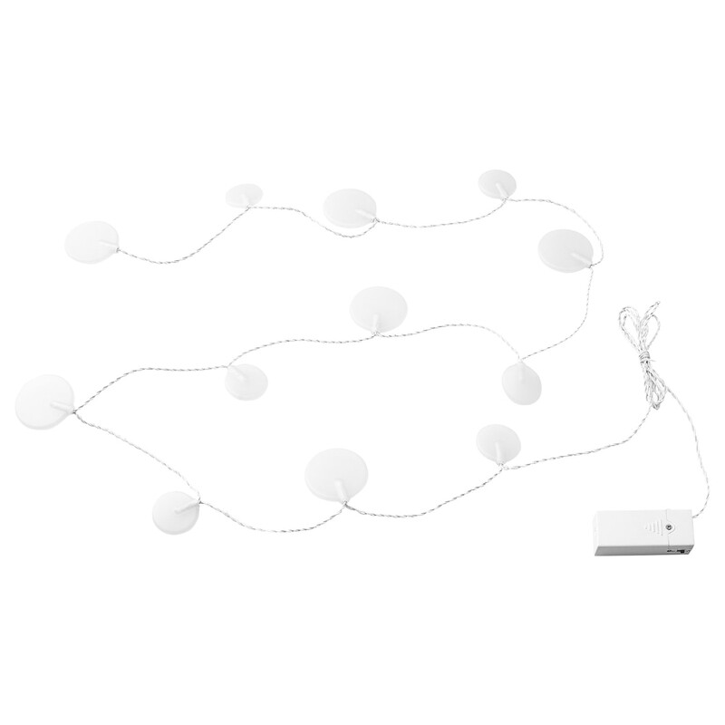 

Generic Led Lighting Chain With 12 Lights Battery-Operated/Pebbles White