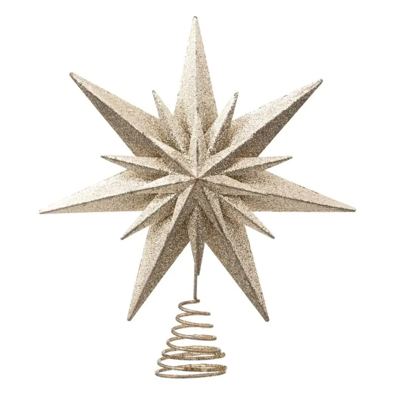 

Generic Christmas Atmosphera Layered Star Festive Tree Topper (25 x 6 x 30 cm)