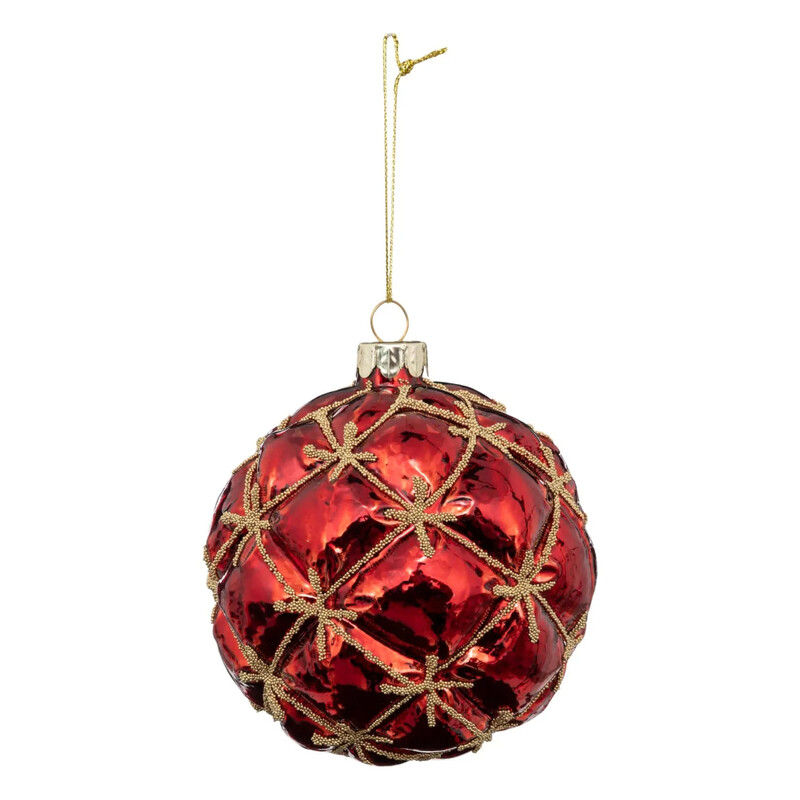 

Generic Christmas Atmosphera Padded Style Bauble (10 x 10 x 10 cm)