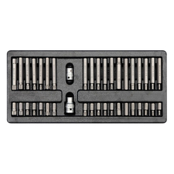 YATO Drawer Insert With Screwdriver Bits 40pcs YT-5538