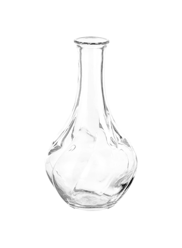 

Viljestark Vase, clear glass, 17 cm