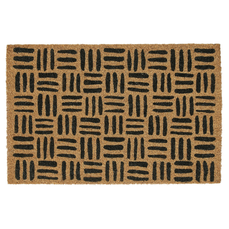 Door Mat Natural/Black 40X60cm