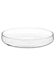 Bowl, clear glass, 26 cm