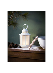 LED lantern, battery-operated white, 13 cm