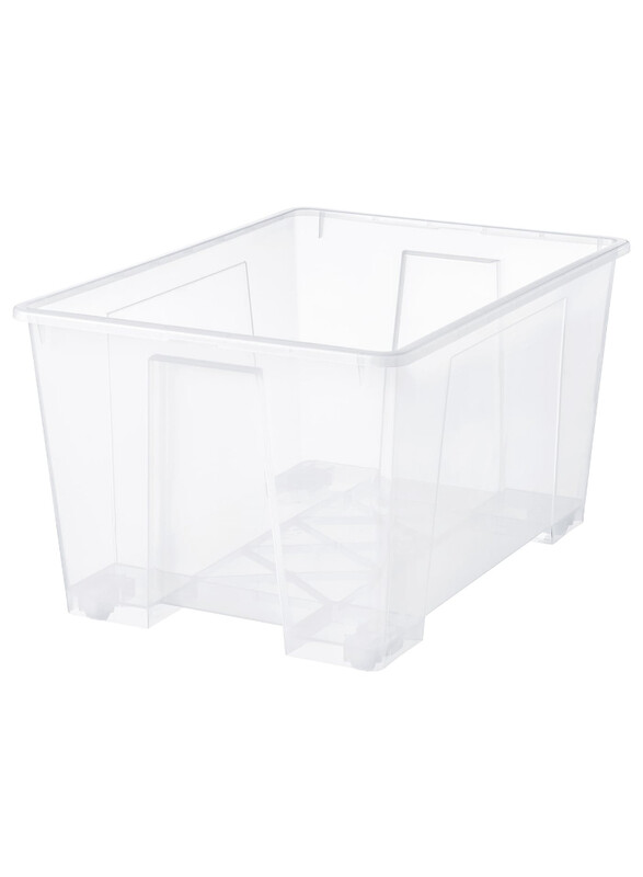 

Samla Box, transparent, 78x56x43 cm/130 l