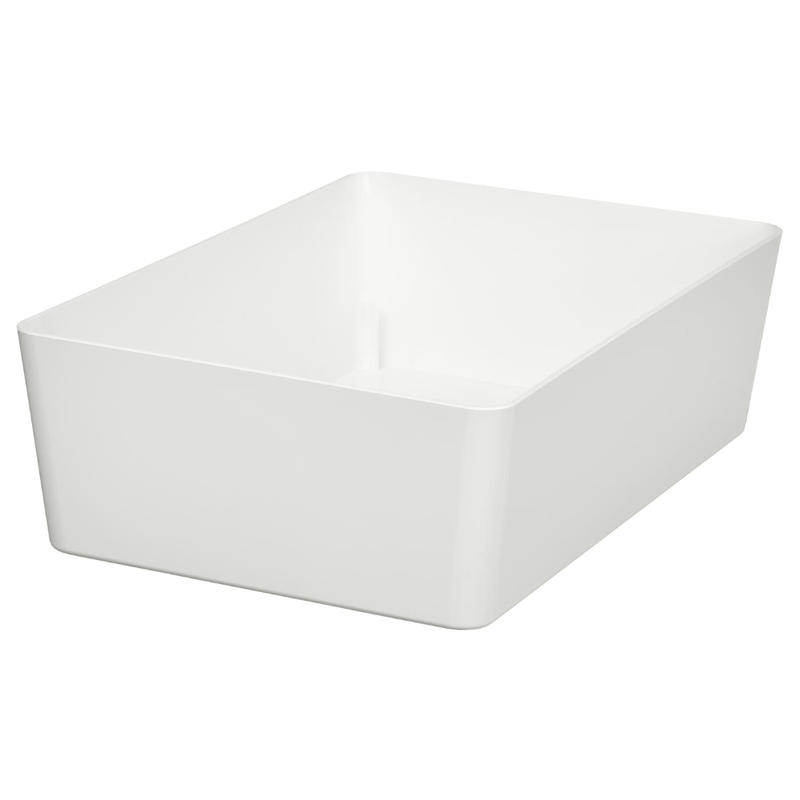 Box Work Accessories On A Desk A Shelf White 18X26X8cm