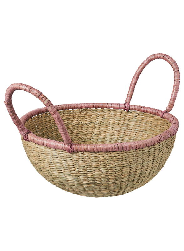 Basket, sedge, 34 cm