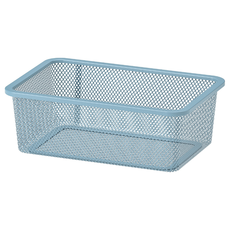 Mesh Storage Box Grey-Blue 20X30X10cm