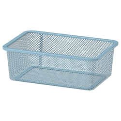 Mesh Storage Box Grey-Blue 20X30X10cm