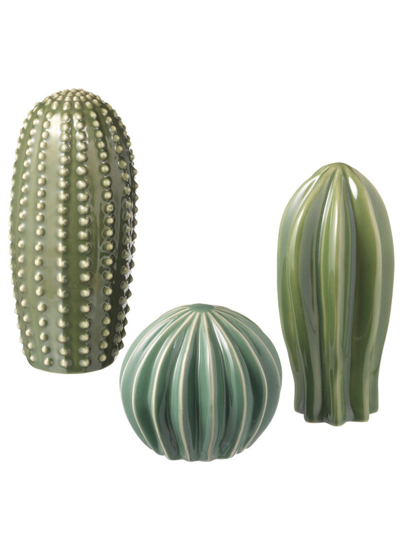 

Sjalsligt Decoration set of 3, green