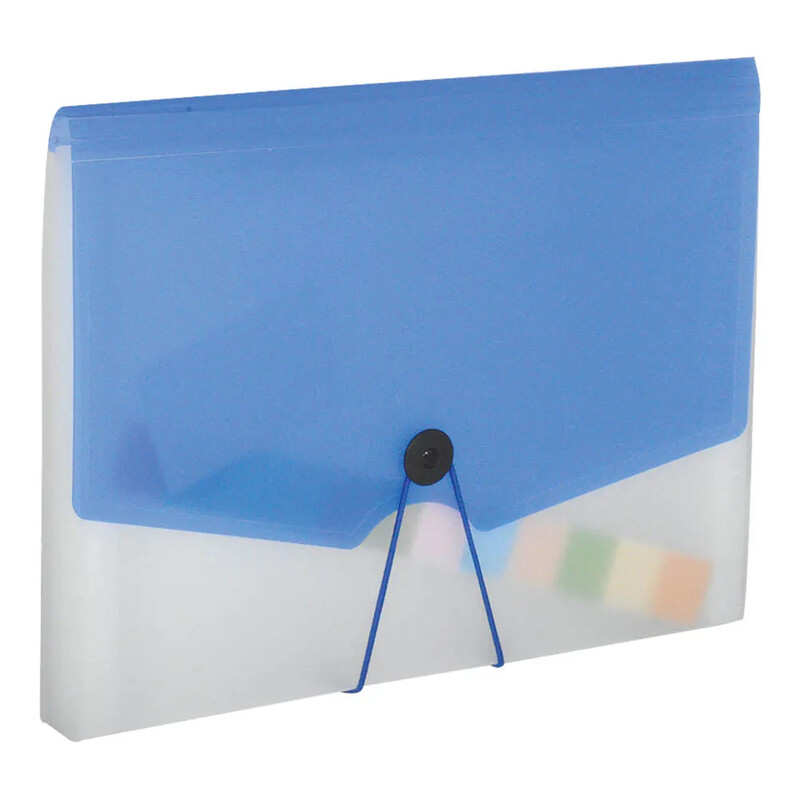 

Generic FIS Expanding Files 13 Pockets With Tie Blue Color, 210 x 145 mm Size - FSPG1305BL