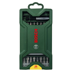 Bosch Power Tool Acc Set X-Line Screwdriver Bits 25Pcs 2607019676