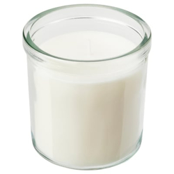 JAMLIK Scented candle in glass, 40 hr