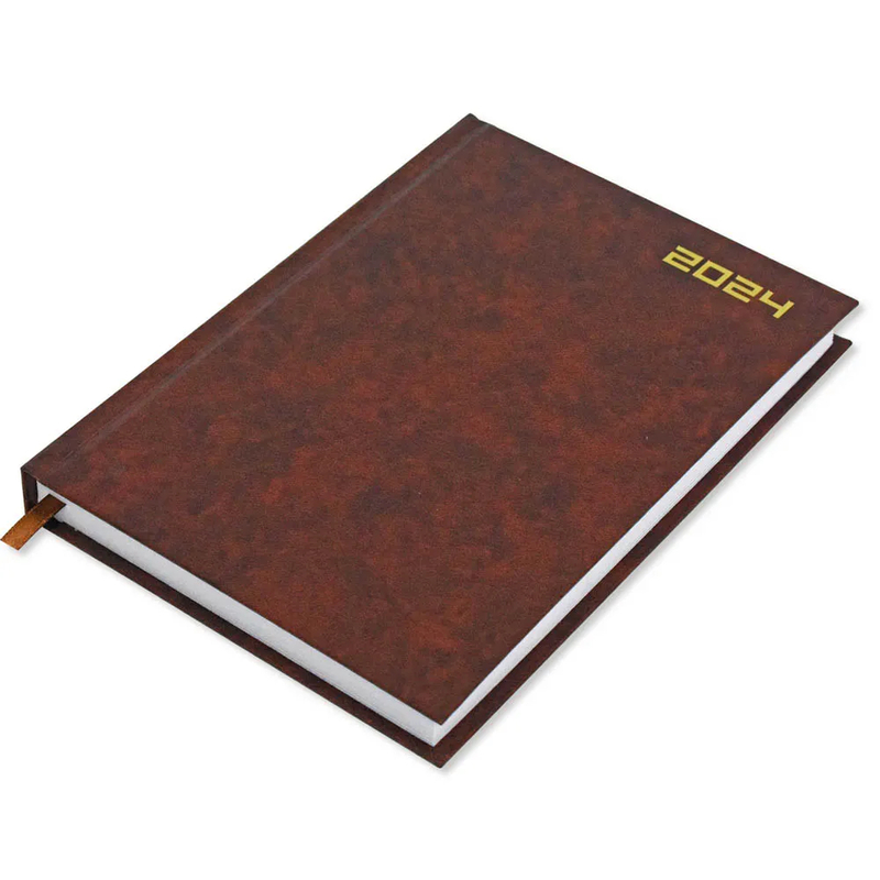 

Generic Fis 2024 Russian Diary (Russian/English), A5 Vinyl, 1 Side Padded, Brown -FSDIRU0124BR