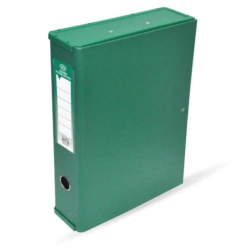 

Generic FIS Colored PP Rigid Box File with Colored Plastic Sides, 210 x 330 mm - FSBFRPLGR