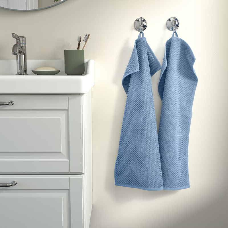 GULVIAL Hand towel, dark grey-blue, 40x70 cm