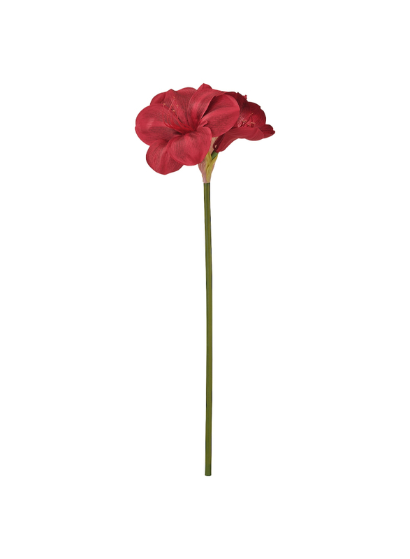 Artificial flower, in/outdoor Amaryllis/red, 60 cm