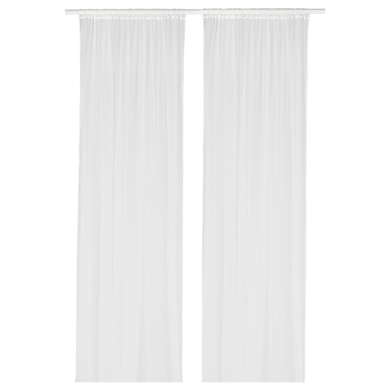 Net Curtains 1 Pair White 280X300cm