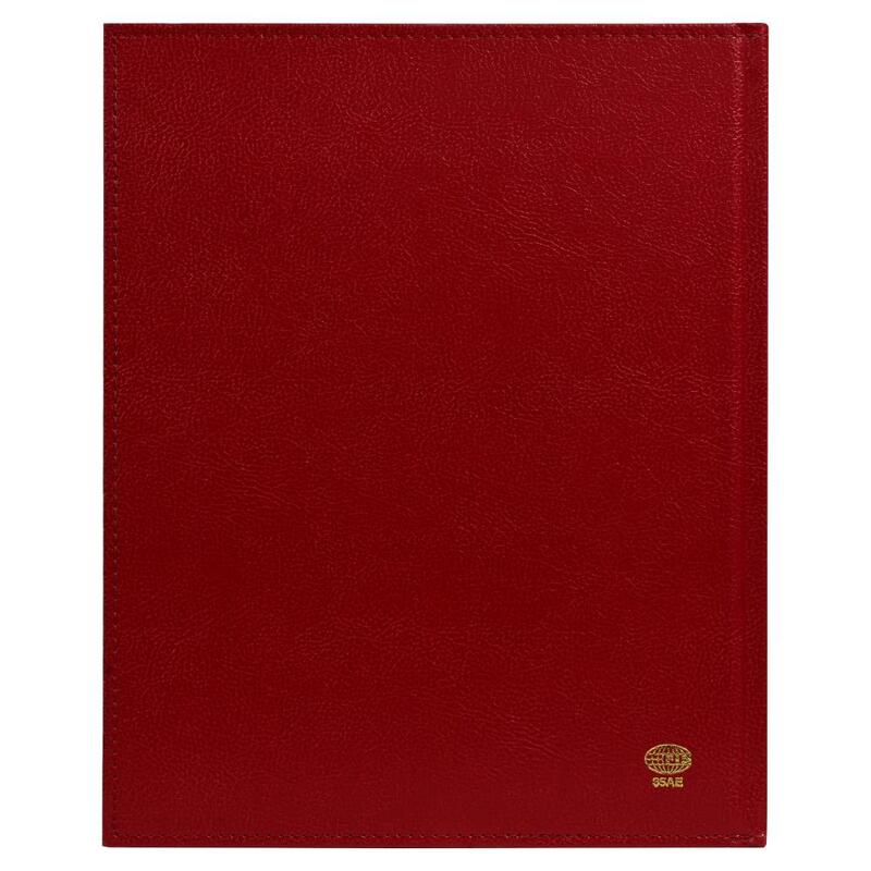 FIS 2024 Executive Diary  Arabic/English/French Vinyl Padded Sewn Cover (1-Week at a Glance) Maroon - FSDI35AE24MR