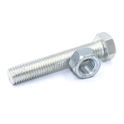 Bolt + Nut G I Hex Head 18mmx100mm - 1pc